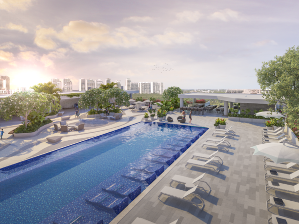 Swimming pool from bed frames to gym