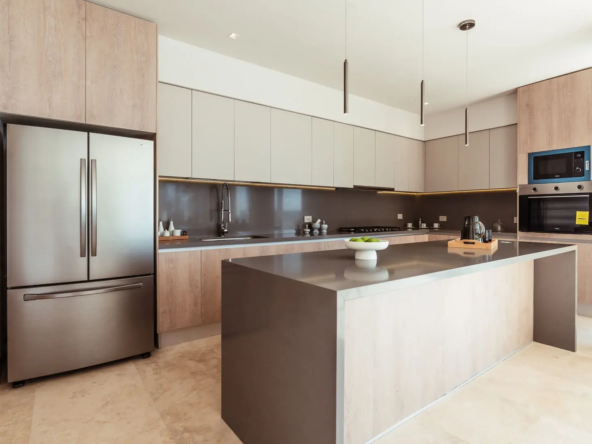 PUERTO CANCUN - DEPARTAMENTO EN VENTA ALBA MARINA COCINA