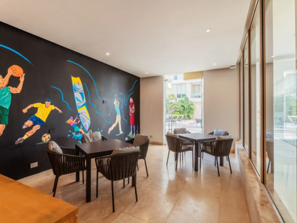 PUERTO CANCUN - DEPARTAMENTO EN VENTA ALBA MARINA SALA DE JUEGOS