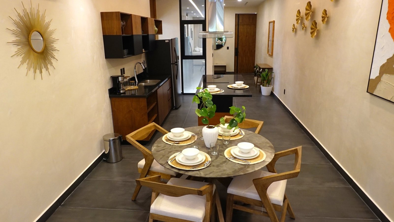 DINING ROOM AND KITCHEN VIEW 2