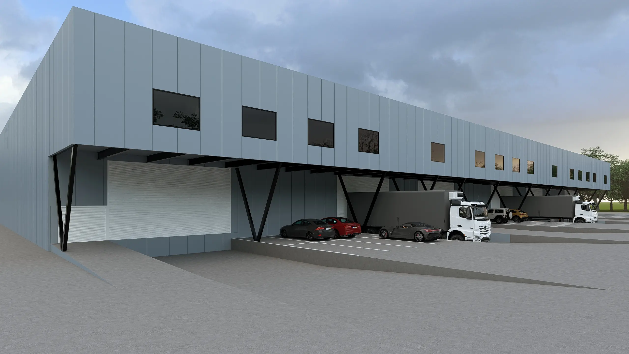 Fachada Bodega Mezzanine EXTERIOR 2