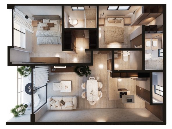 Departamento 94.56m2