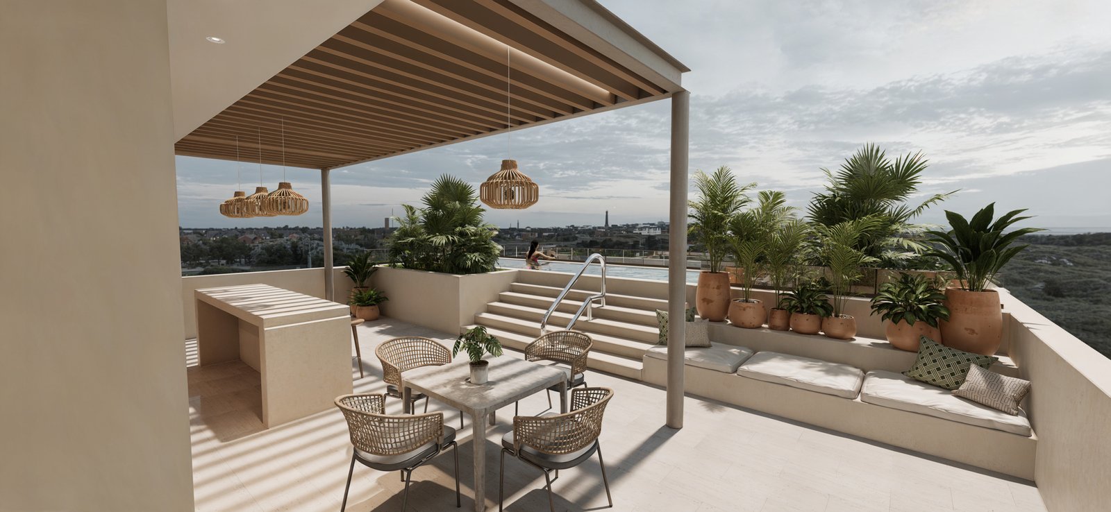 RoofTop and swimming pool