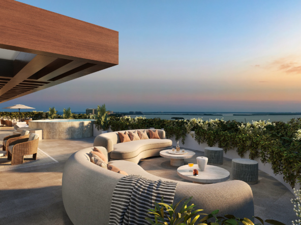 ONE LAGUNA ROOF GARDEN SUNSET