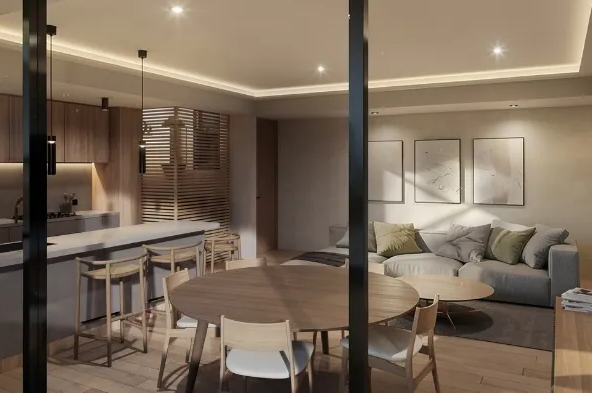 LUUM KAN LIVING AND DINING ROOM OVERVIEW