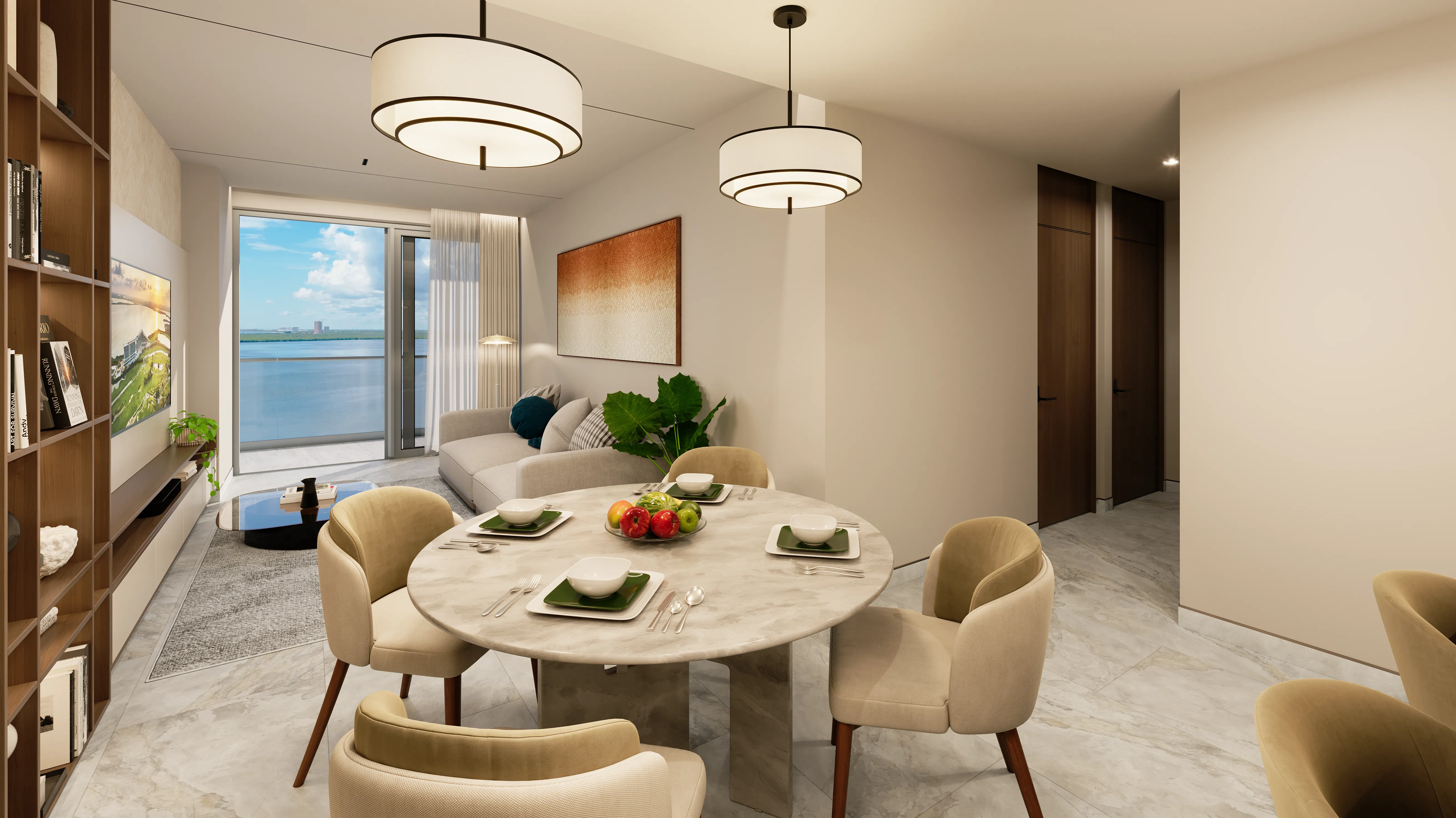 THE RESIDENCE, dining room view