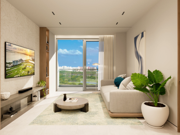 THE RESIDENCE living room view