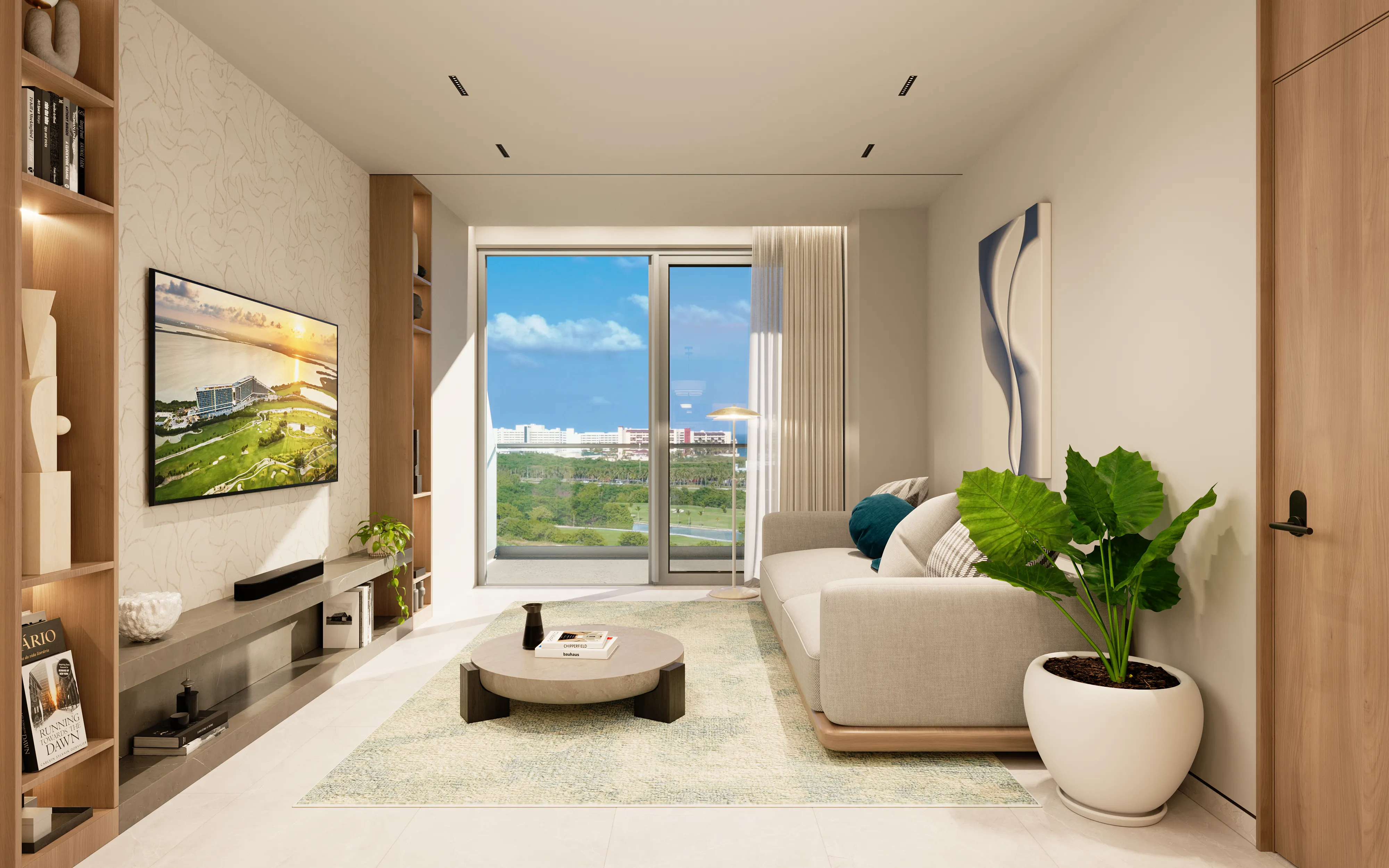 THE RESIDENCE living room view