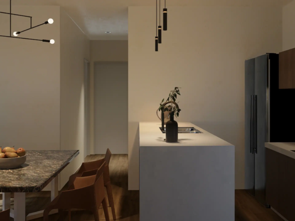 KITCHEN AND DINING ROOM - KOA TOWERS
